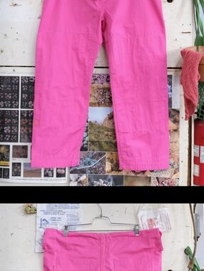 Cactus Store x Shoyoroll Sun Pants Pink Ripstop Cropped A2 L/XL Pantalon Soleil